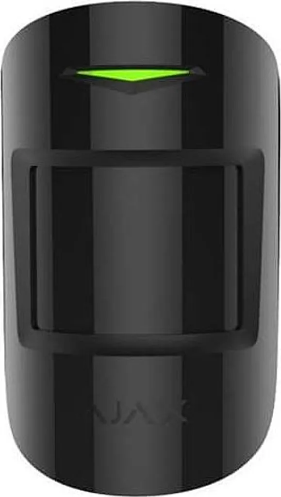 Ajax MotionProtect Noir 5314 Détecteur Immunité Animaux et Longue Portée