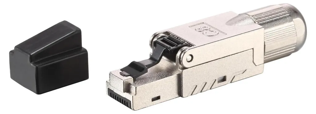 Equip 121172 Equip RJ45 Cat8.1 set di connettori a spina da 5, schermati, montati in fabbrica