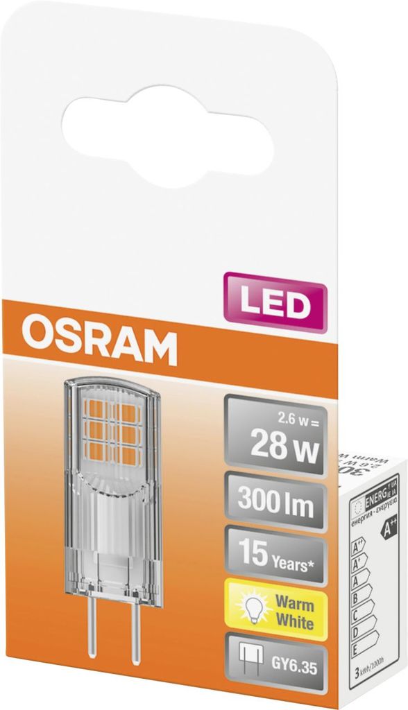 Led Capsule Claire 2.6w Gy6.35 Chaud Boite De 1 - Osram Image du produit 