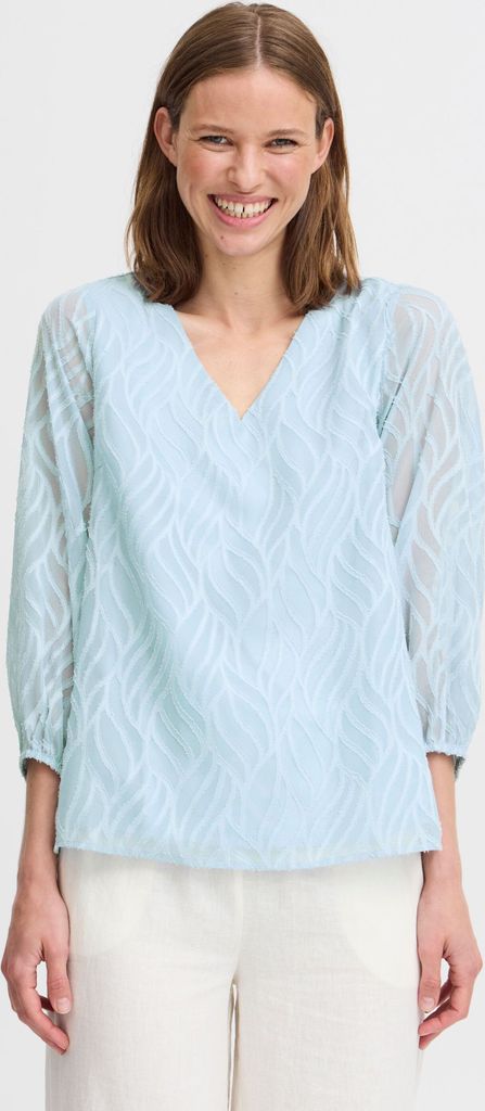 b.young BYFRIKKE Damen Bluse Shirt mit 3/4-Ärmel Produktbild 
