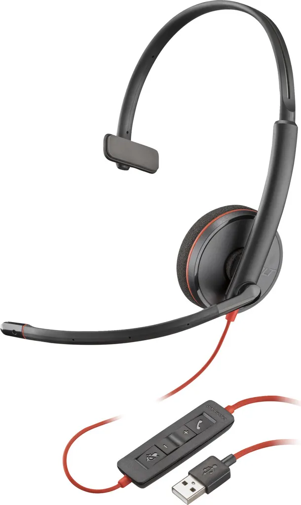 Réduisez les bruits avec le casque Poly 3210 Mono USB-A - Pack de 50