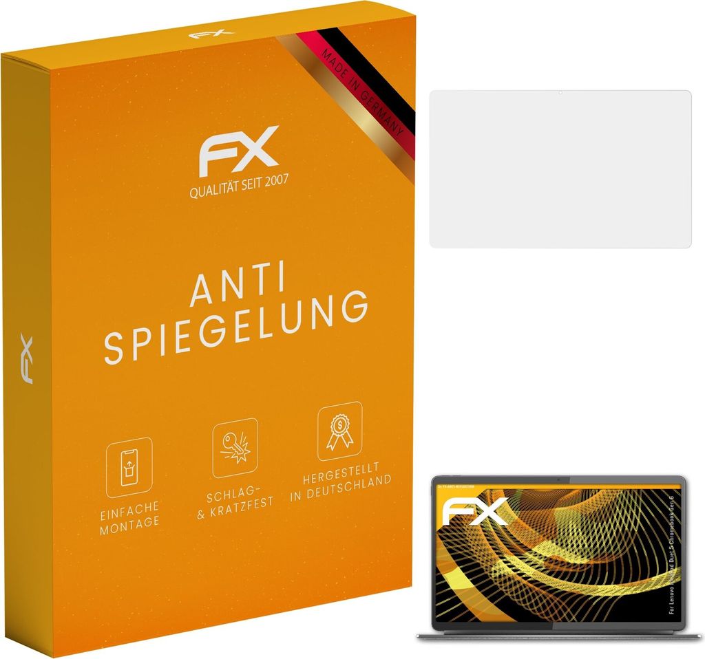 atFoliX FX-Antireflex 2x Schutzfolie kompatibel mit Lenovo Idea Pad Duet 5 Chromebook (Gen 6) Displayfolie
