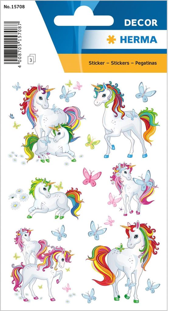 HERMA Unicorn "Best Friends", 51 Stück(e), Mehrfarbig Produktbild 