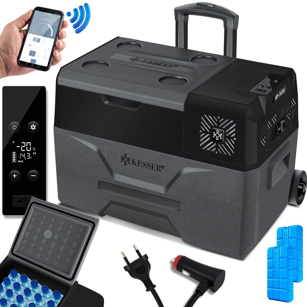 KESSER® Kompressor Kühlbox elektrisch Gefrierbox, Mit Produktbild 