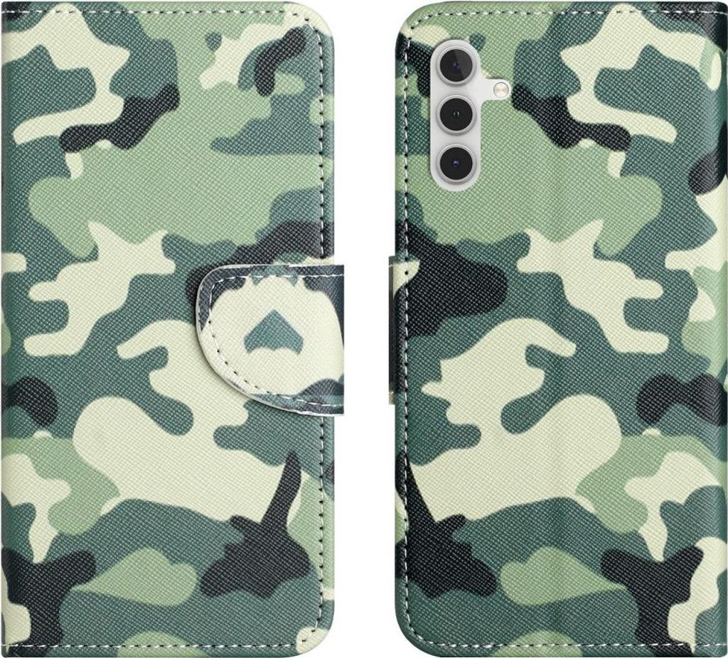 Samsung Galaxy S23 FE Hülle - Coverup Klapphülle - Camouflage