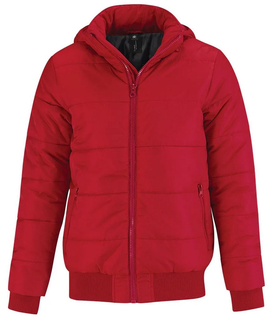 B&C - "Superhood" Jacke für Herren FK2607 (XXL) (Rot/Schwarz)