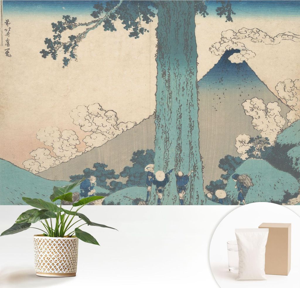 Fototapete - 152x104 cm - Tapete - Wandtapete - Wandbilder - Dekofolie - Tapete Folie - Wand - Dekoration - Wohnzimmer - Bergpanorama