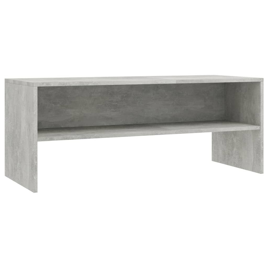 "Winter Sale"TV-Schrank Betongrau 100x40x40 cm Holzwerkstoff - TV-Schränke - clorisNeu7113797