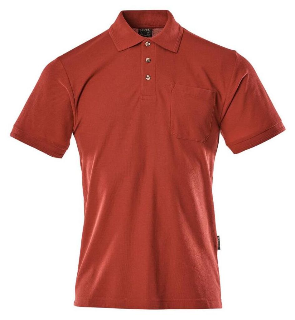 MASCOT Borneo Polo-shirt Größe XS, rot | Packung (1 Stück)
