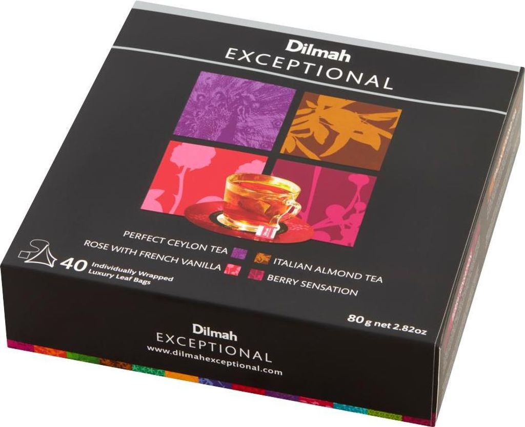 Dilmah Exceptional 40x2g - Pyramiden-Teeset