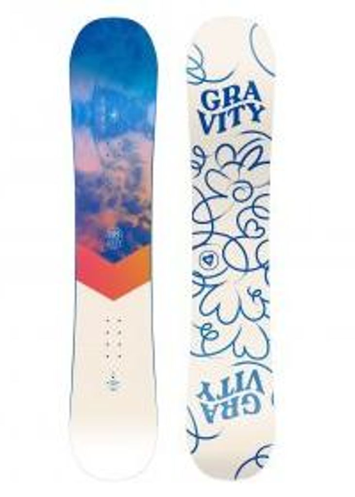 Gravity Nebel 24/25 152 cm; Weißes Snowboard