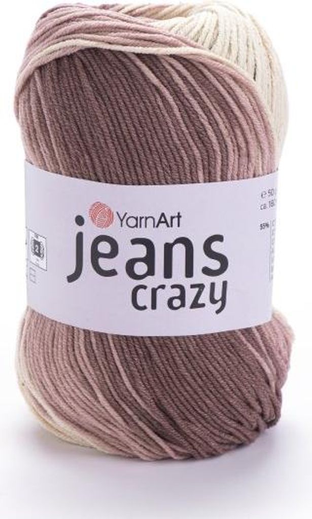 YarnArt Jeans Crazy 8201 Brauntöne