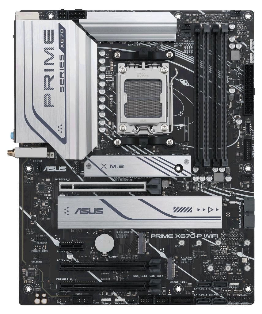 Płyta główna ATX Asus Prime X670-P (Socket AM5) Zdjęcie produktu 