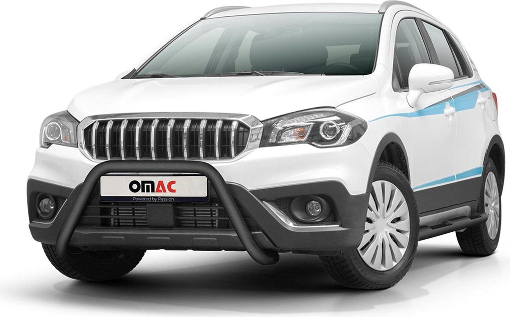 Frontbügel Frontschutzbügel für Suzuki SX4 S-Cross 2016-2022 mit ABE Schwarz