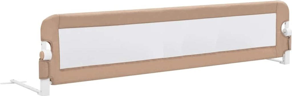 vidaXL Chránič postele pro batolata Taupe 180x42 cm Obrázek produktu 