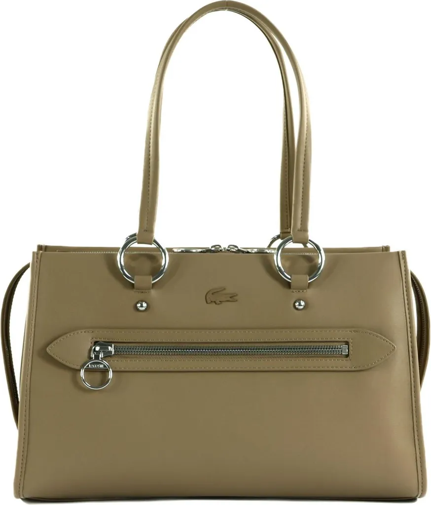 Petit sac à main Lacoste Celys Marron idéal pour le bureau et ville