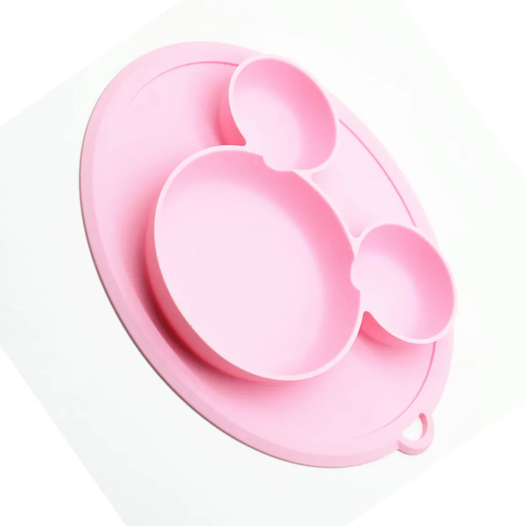 Bambus Baby Teller Mit Saugnapf - Kindergeschirr Ab 6 Monaten BPA-frei