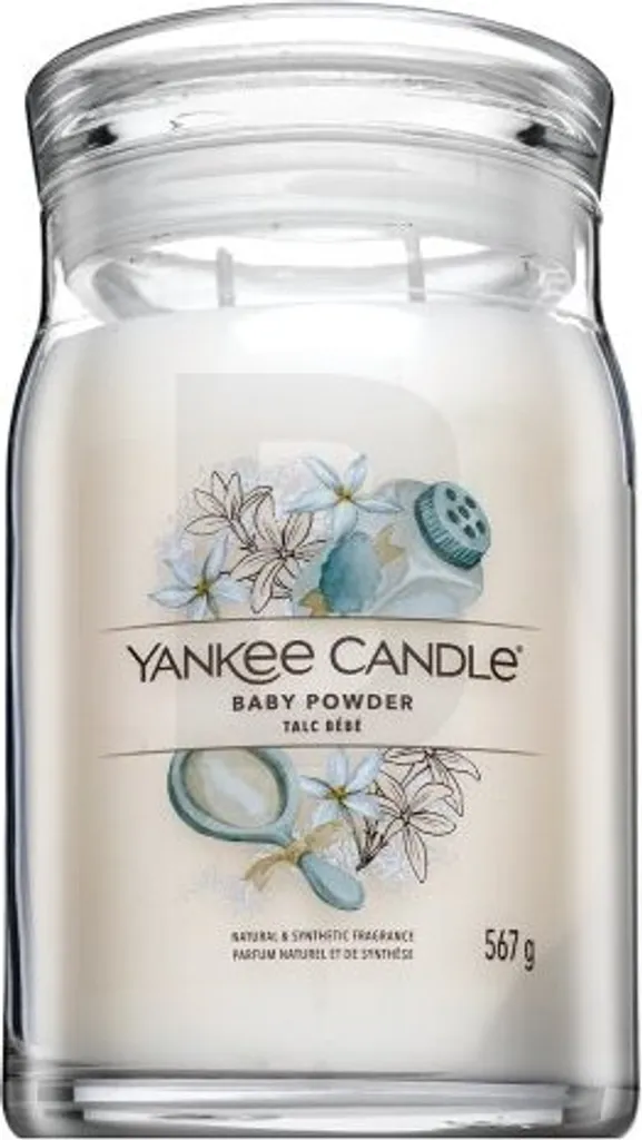 Bougie Parfumée Poudre pour bébés Yankee Candle en Grande Jarre 567 g