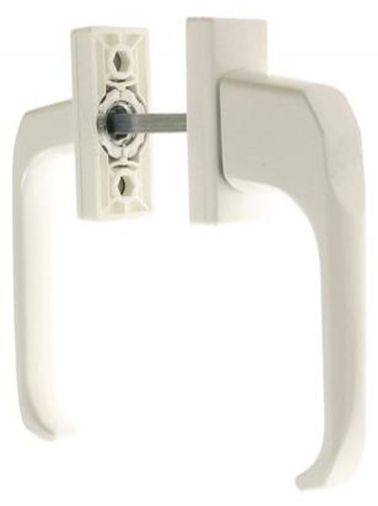 Klamka 15771 Balkontürgriff weiß für Türstärke 70-75 mm Produktbild 