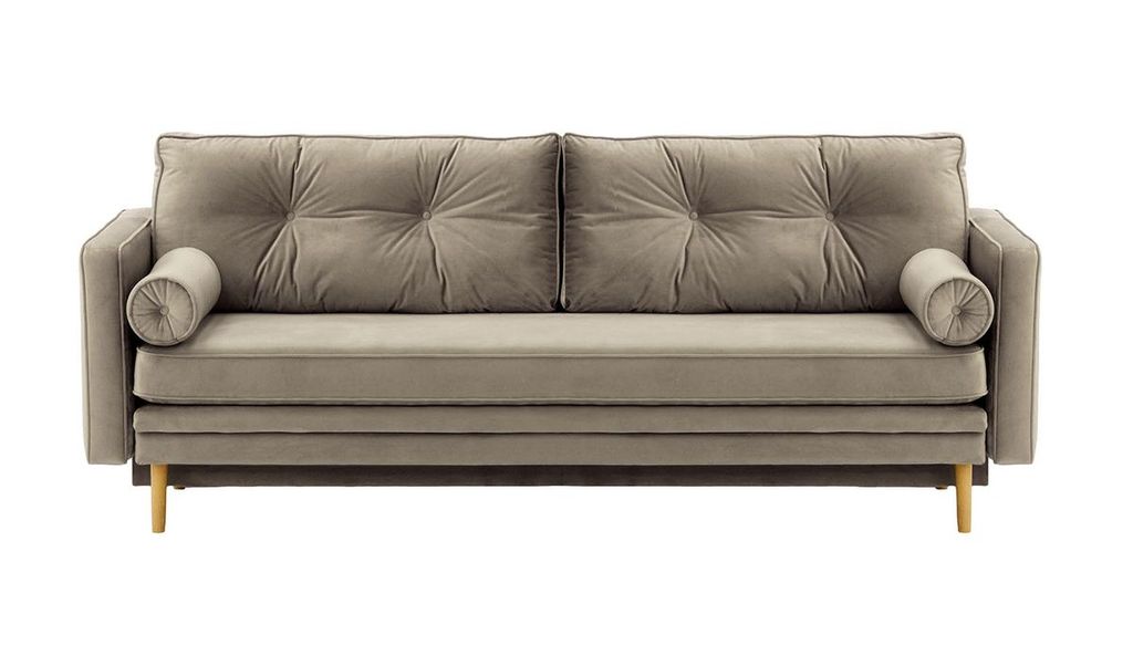 SLF24 - Schlafsofa Mossa mit Stauraum - Elefant - Velluto 17