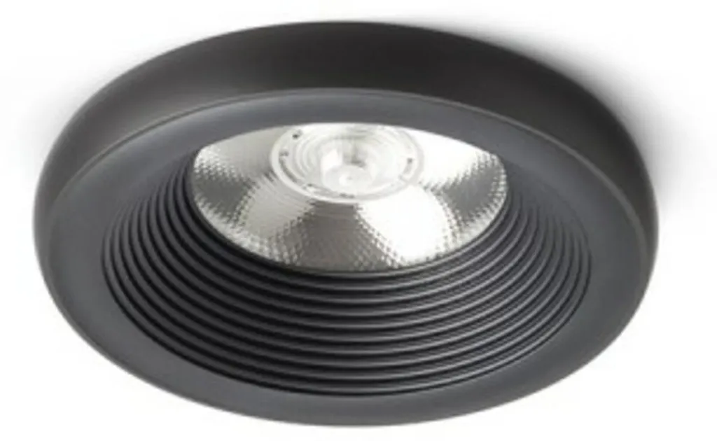 Spot de plafond encastré anti-éblouissement LED noir 10W RENDL 230V