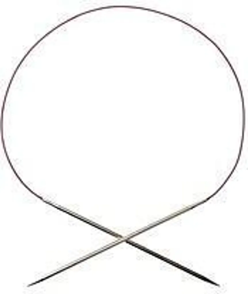 Aiguilles circulaires en métal Nova 80cm pour tricoter sans couture