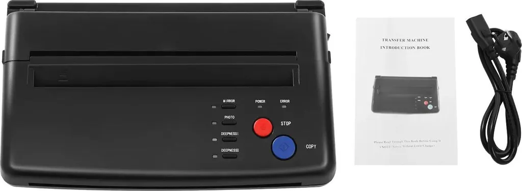 Machine transfert pochoir tatouage A4 haute résolution 21cm 100-240V