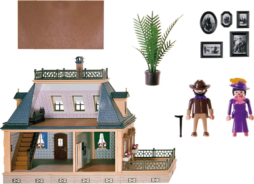 Villa Victorienne PLAYMOBIL 70891 avec Façade Décorée et Balcons Rétro - 3