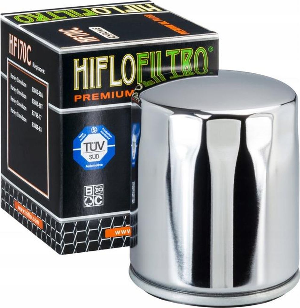 Filter Oleju Hiflo HF170C Chrom Fat Bat Boy Electra Sportster Softail Road