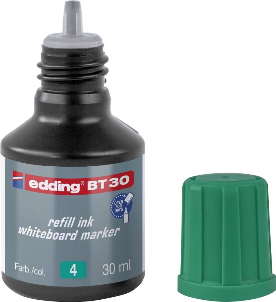 Edding BT 30, Grün, Multi, 30 ml, Edding 28, 29, 250, 360, Produktbild 