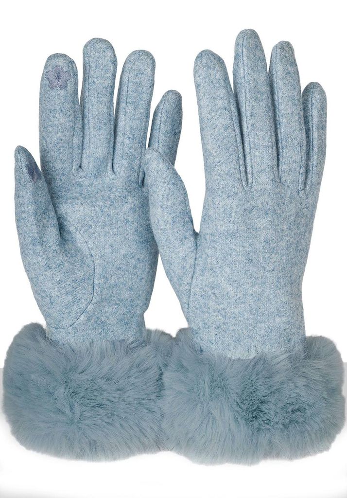 styleBREAKER Dames touchscreen handschoenen, effen kleur, Productafbeelding 