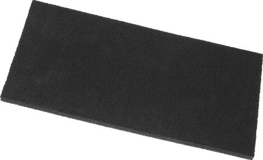 Zellkautschukplatte schwarz 140x280 mm