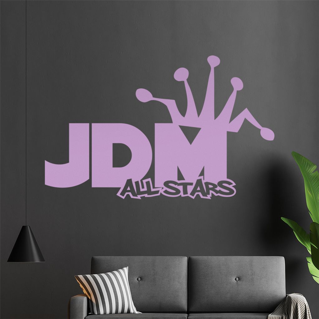 JDM allstars Wandtattoo in 6 Größen - Wandaufkleber Wall Sticker - Dekoration, Küche, Wohnzimmer, Schlafzimmer, Badezimmer