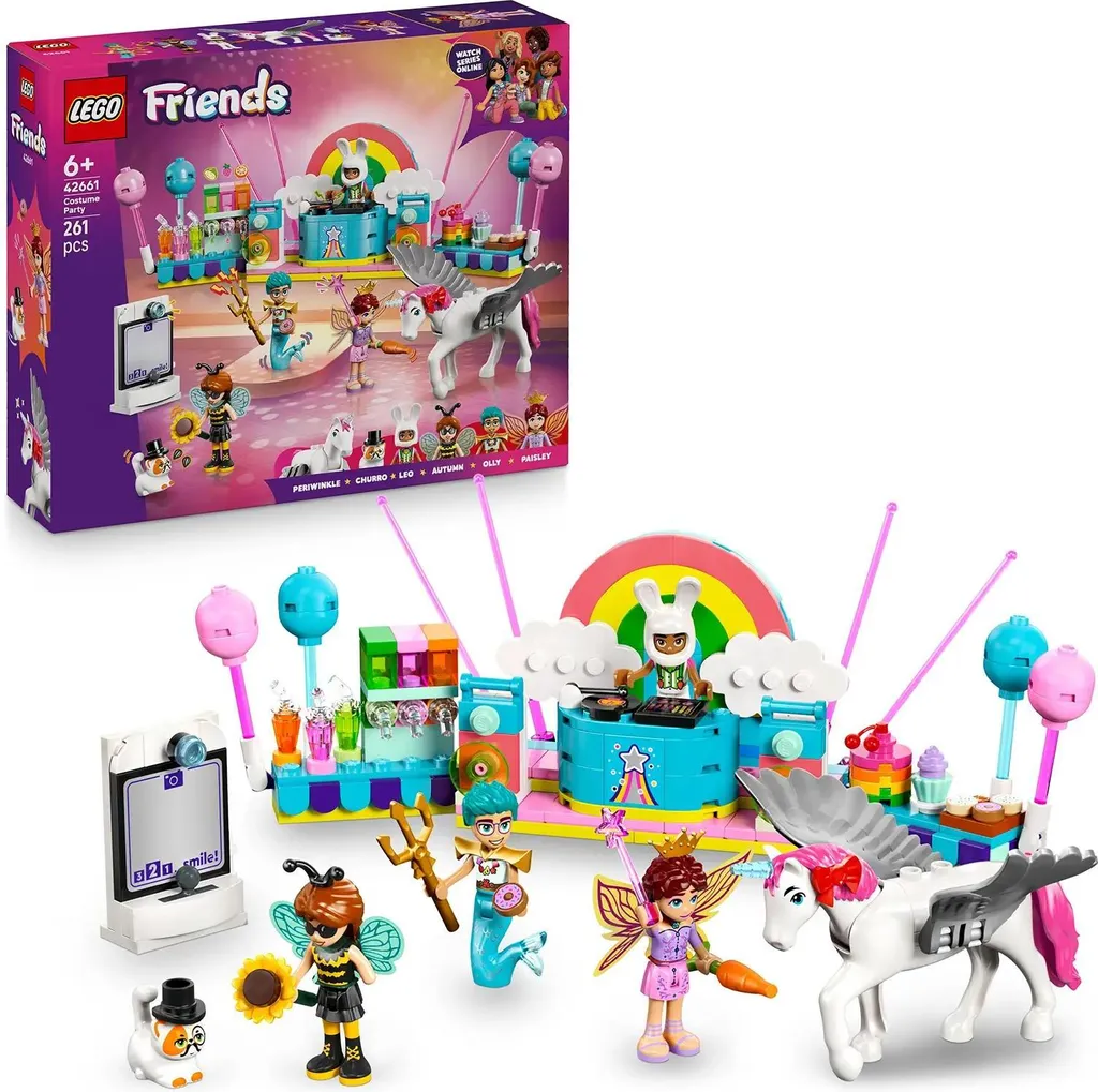 LEGO Friends 42661 Fête Costumée Licorne : Le Cadeau Magique Parfait