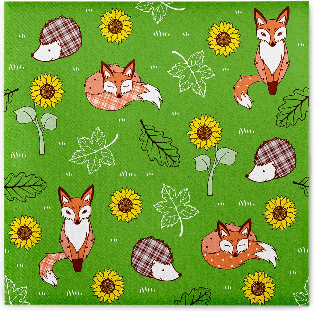 Sovie HOME Serviette Florian in Grün aus Linclass® Airlaid Produktbild 