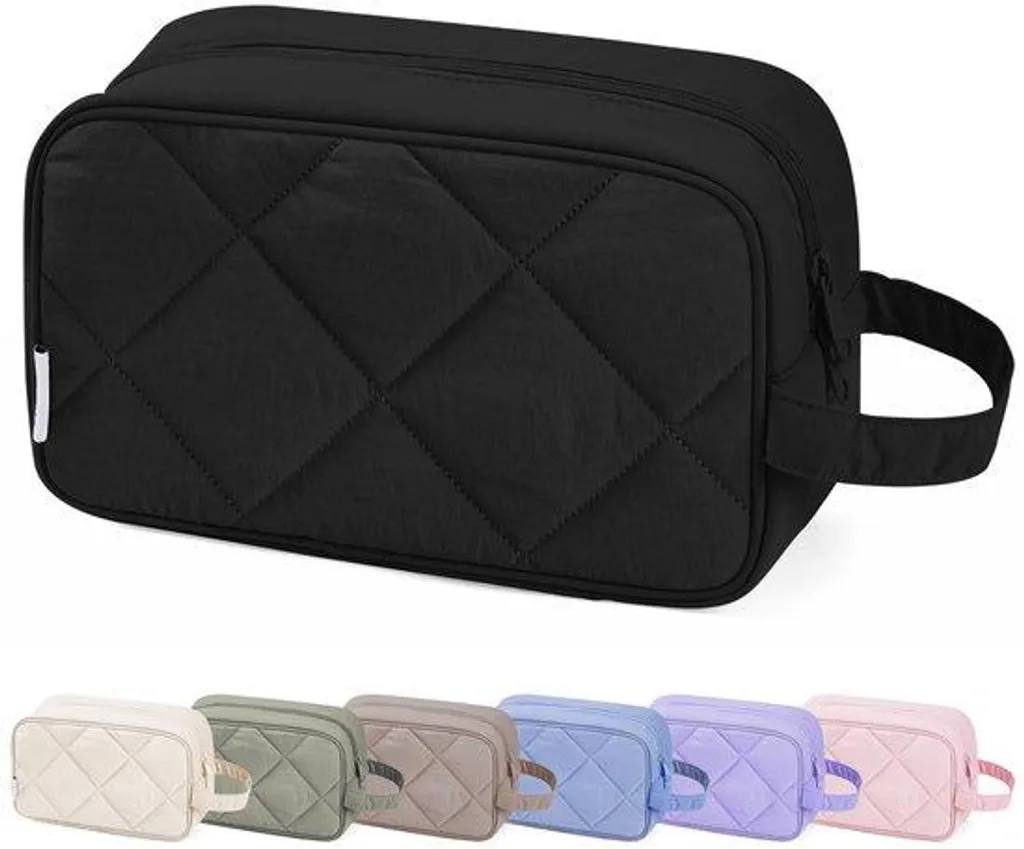 Nécessaire de toilette unisexe avec boucle - Trousse maquillage souple