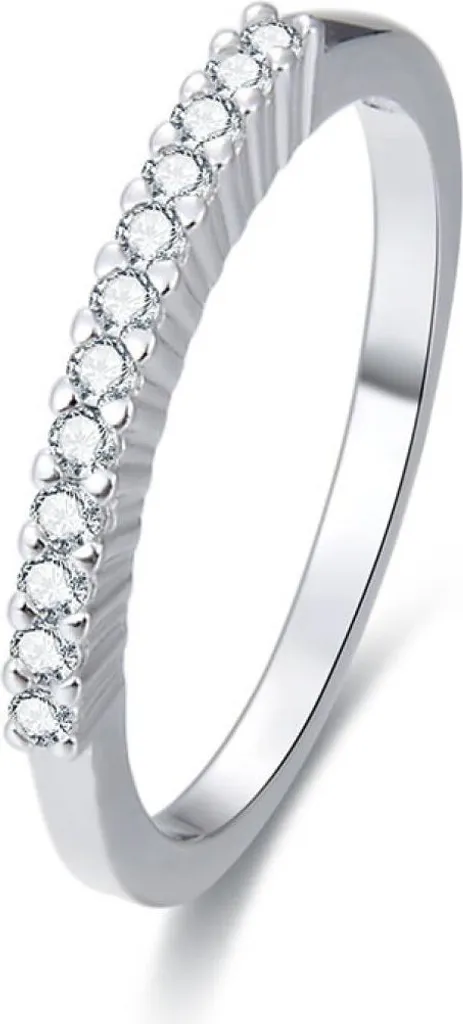 Anello in Argento 925 con Cristalli AGG187 - Misura 58mm | Offerta