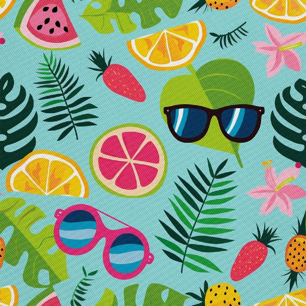 OUTDOOR DEKOSTOFFE OXFORD - Motiv Sommer | DX9168