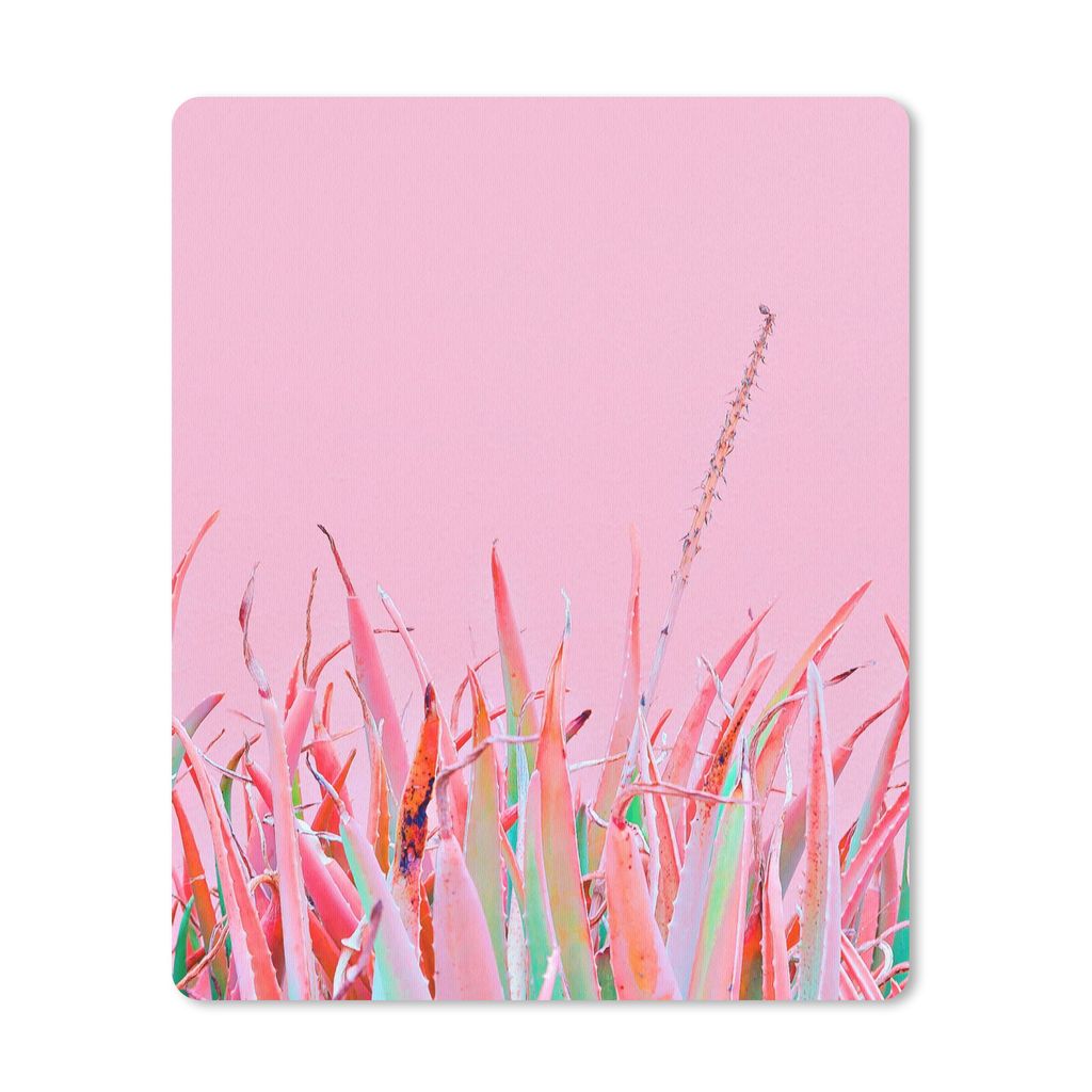 MuchoWow Mauspad Mousepad Sommer - Pflanzen - Pastell 19x23 cm - Mousepads - Maus Mat - Pad - Mausunterlage - Mauspads - Spielen