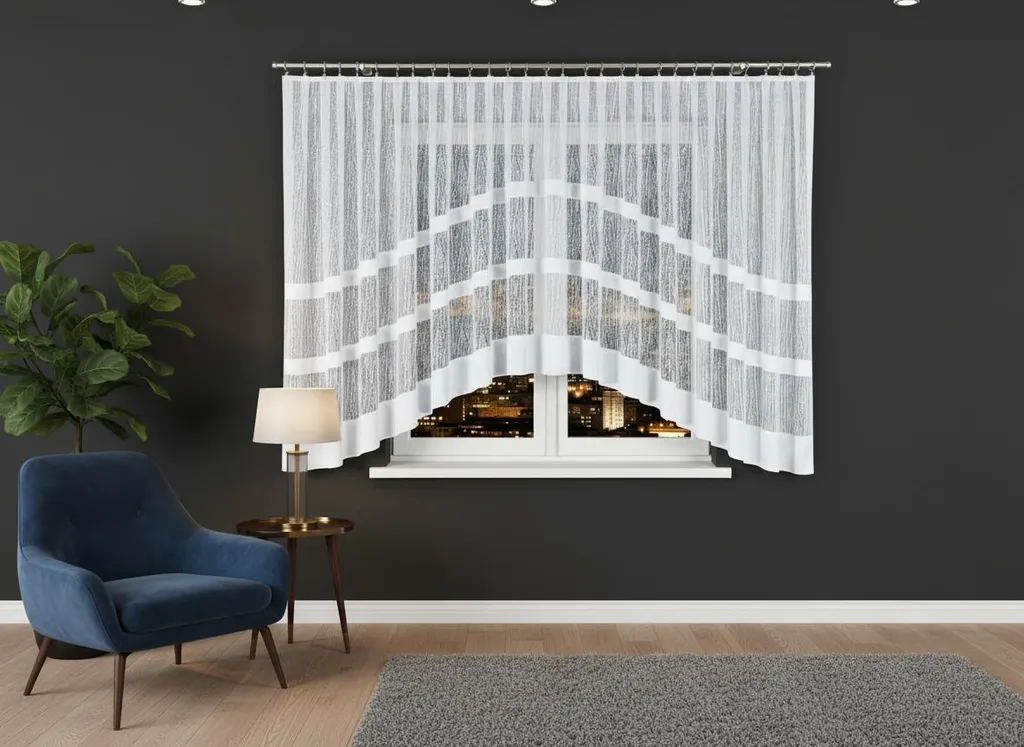 Tenda decorativa per infradito WIKTORIA 160 bianco 310x160 cm MyBestHome - 3