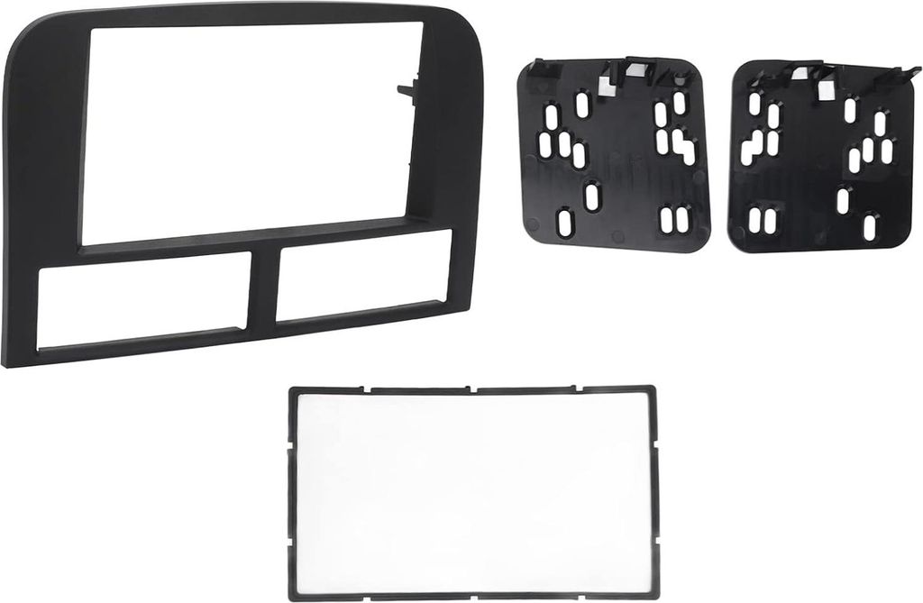 Andere Innenaccessoires, 2 Din Stereo Radio Blende Ersatz für Jeep Grand Cherokee 1999-2004 Armaturenbrett Installationskit für Jeep Grand Cherok...