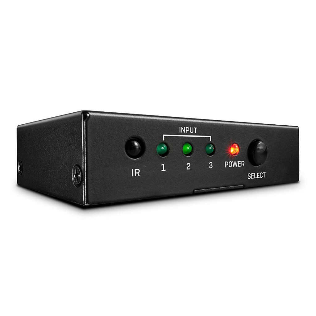 Lindy 3 Port HDMI 18G Switch - Video/Audio-Schalter