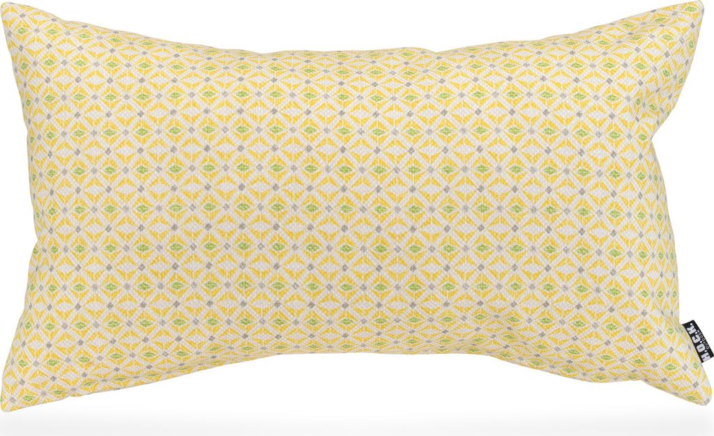 H.O.C.K. Yuri Outdoor Kissen 50x30cm col. 06 gelb, grün malle