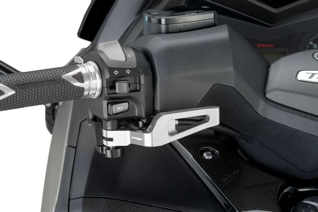 Levier de frein PUIG 8500P Argent - Finition CNC pour YAMAHA T-MAX 530