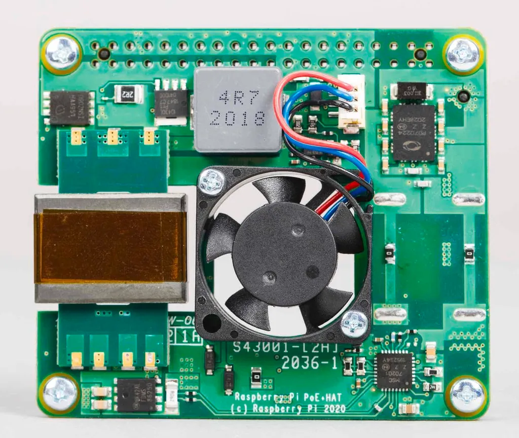 Raspberry Pi PoE HAT Panneau Supplémentaire pour Alimentation Réseau
