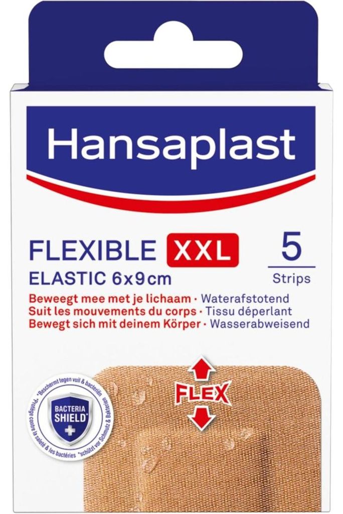 Hansaplast Flexible XXL 6 x 9 cm (5 Stück)