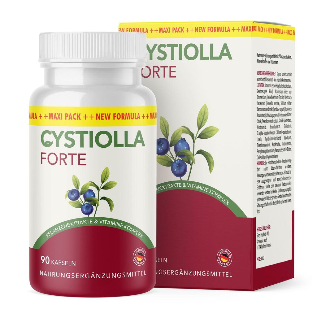 Cysti Norm Forte Kapseln - mit wertfollen Inhaltsstoffen - Produktbild 