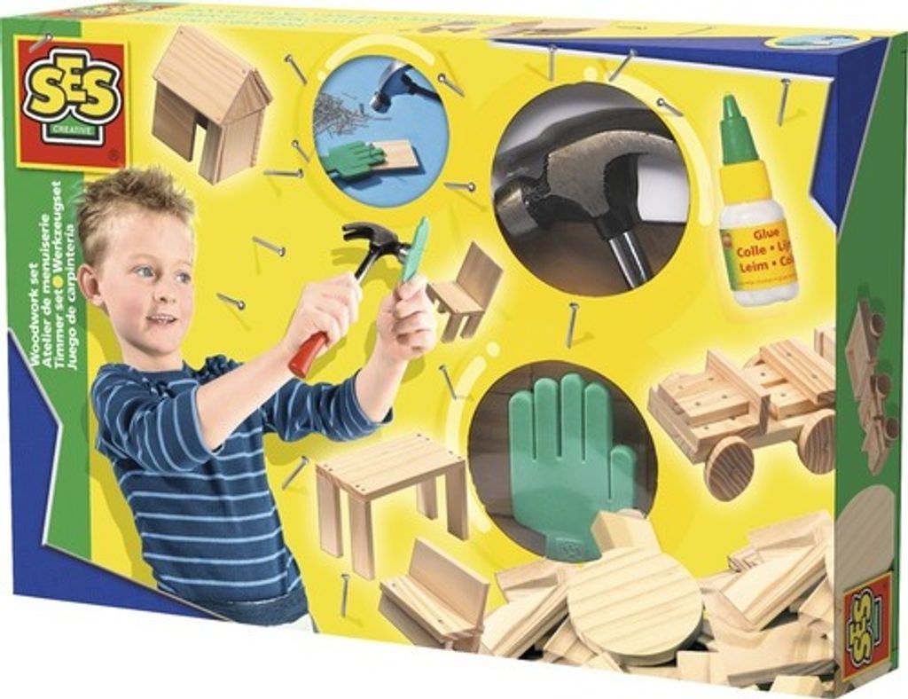 SES Creative - KinderHolzwerk 5 Jahre (mehrfarbig) Produktbild 