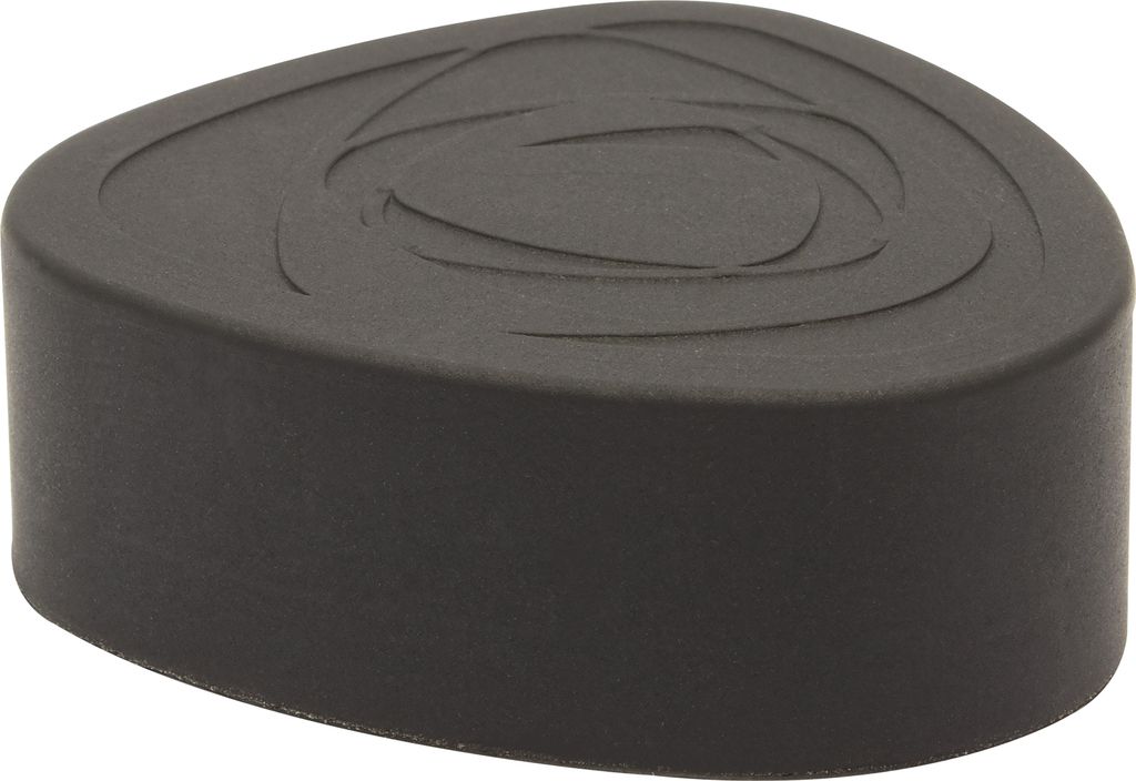 WAGNER Türstopper SCREW OR GLUE / Schrauben oder Kleben SPACE DESIGN - 55 x 55 x 55 x 20 mm, Kautschuk schwarz - 15515211