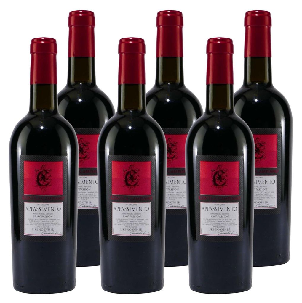 Conte di Campiano Negroamaro Passito IGT -trocken- (6 x Produktbild 